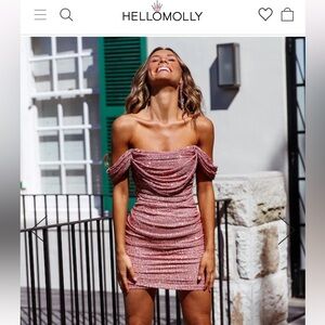 Off the shoulder dress